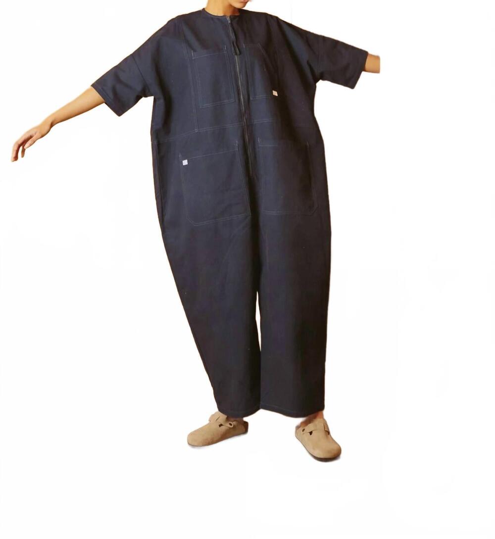 NEW L.F. MARKEY women's mega boilersuit in navy